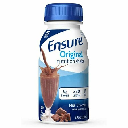 ENSURE ORIGINAL SHAKE Ensure Original Chocolate Oral Supplement, 8oz Bottle, 24PK 57231